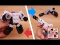 Micro LEGO brick gun transformer mech - Black Trigger