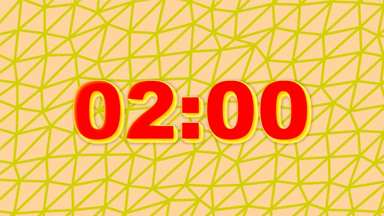 2 Minute Timer | 2 Minute Countdown | 120 Second Countdown