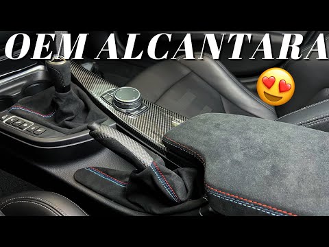 BMW F80 M3 M Perfomance Alcantara Interior Install + ///M Door Projector lights!