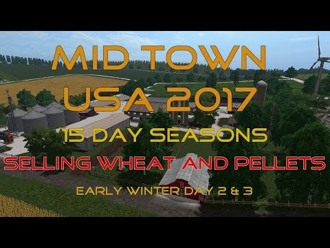 FS17 - Midtown USA - 15 Day Seasons - EP21 Selling Wheat and Pallets