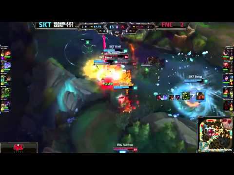 [LOL] MaRin takes The Penta Kill   SKT T1 vs Fnatic Game 5 Semifinals   MSI 2015 Day 3