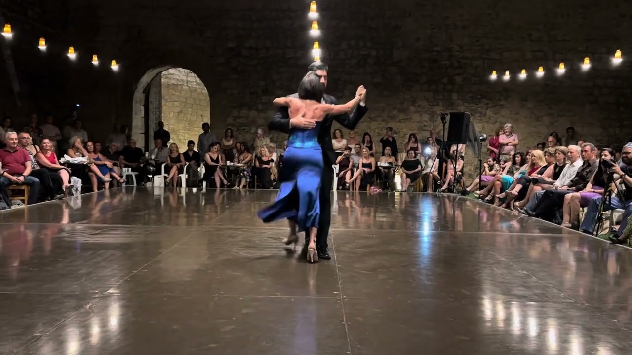 Video thumbnail for 5) Di Sarli- Sebastian Jimenez & Fatima Vitale, Tangoneon festival, Crete.