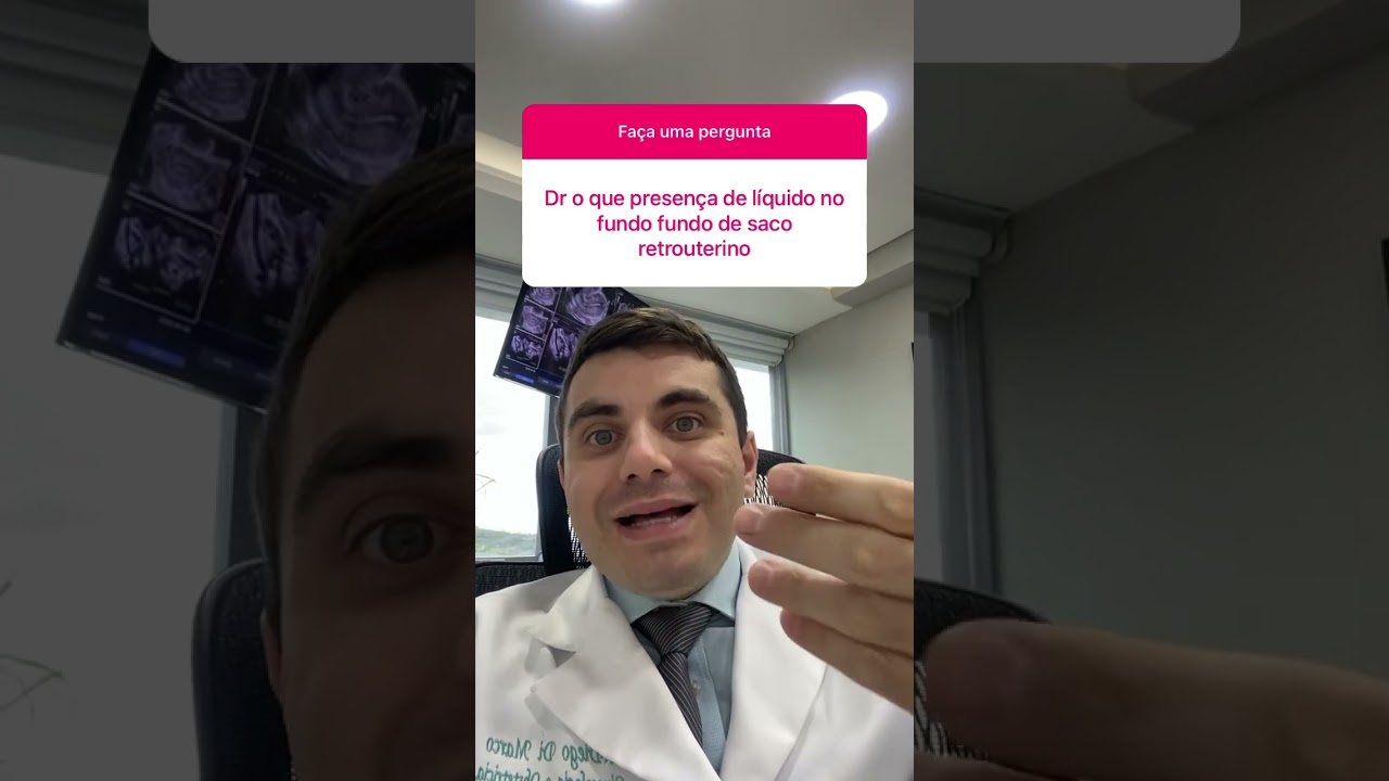 O que é líquido livre no fundo de saco vaginal visto na ultrassonografia #liquidolivre