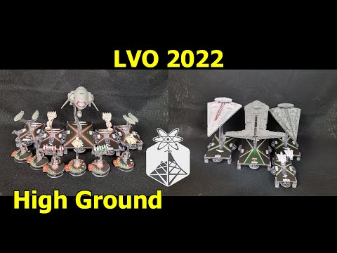 Star Wars Armada "High Ground: LVO 2022 1st vs 2nd" - ION Radio Battle Report