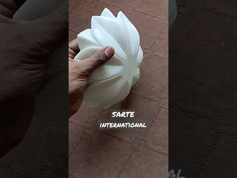 White Marble Flower Platter