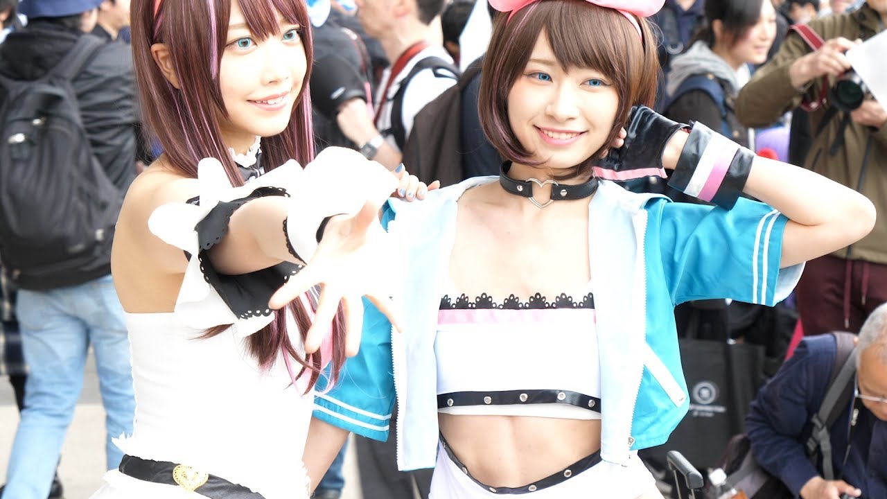 [4K][イベント]ニコニコ超会議2019｜二人組のコスプレイヤーさんたち