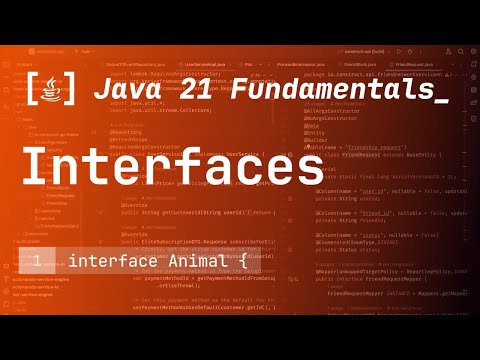 32 Interfaces In Java 21