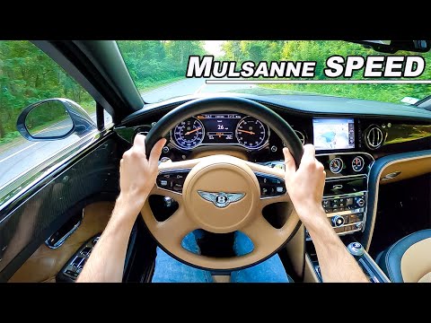$397k Bentley Mulsanne Speed - 811 lb-ft of Torque in The Last Real Bentley (POV Binaural Audio)