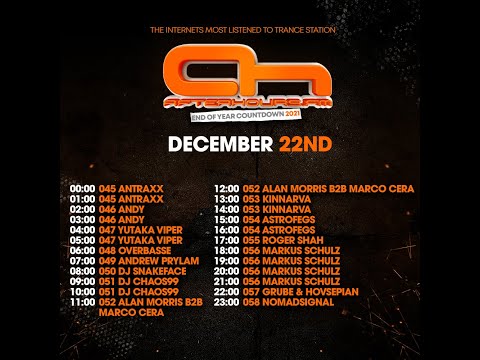 Antraxx presents End Of Year Countdown 2021 @ Afterhours.FM (22 - 12 -  2021 - Day 4)