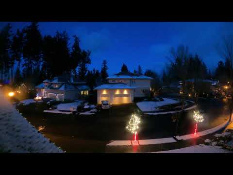 Oregon December 2021 Snow Storm Time-Lapse