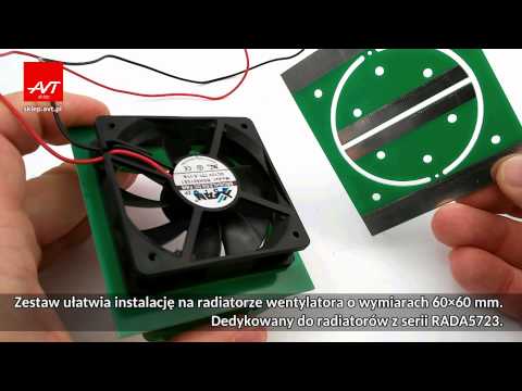 AVTWENTYLATOR - Wentylator z mocowaniem do radiatora