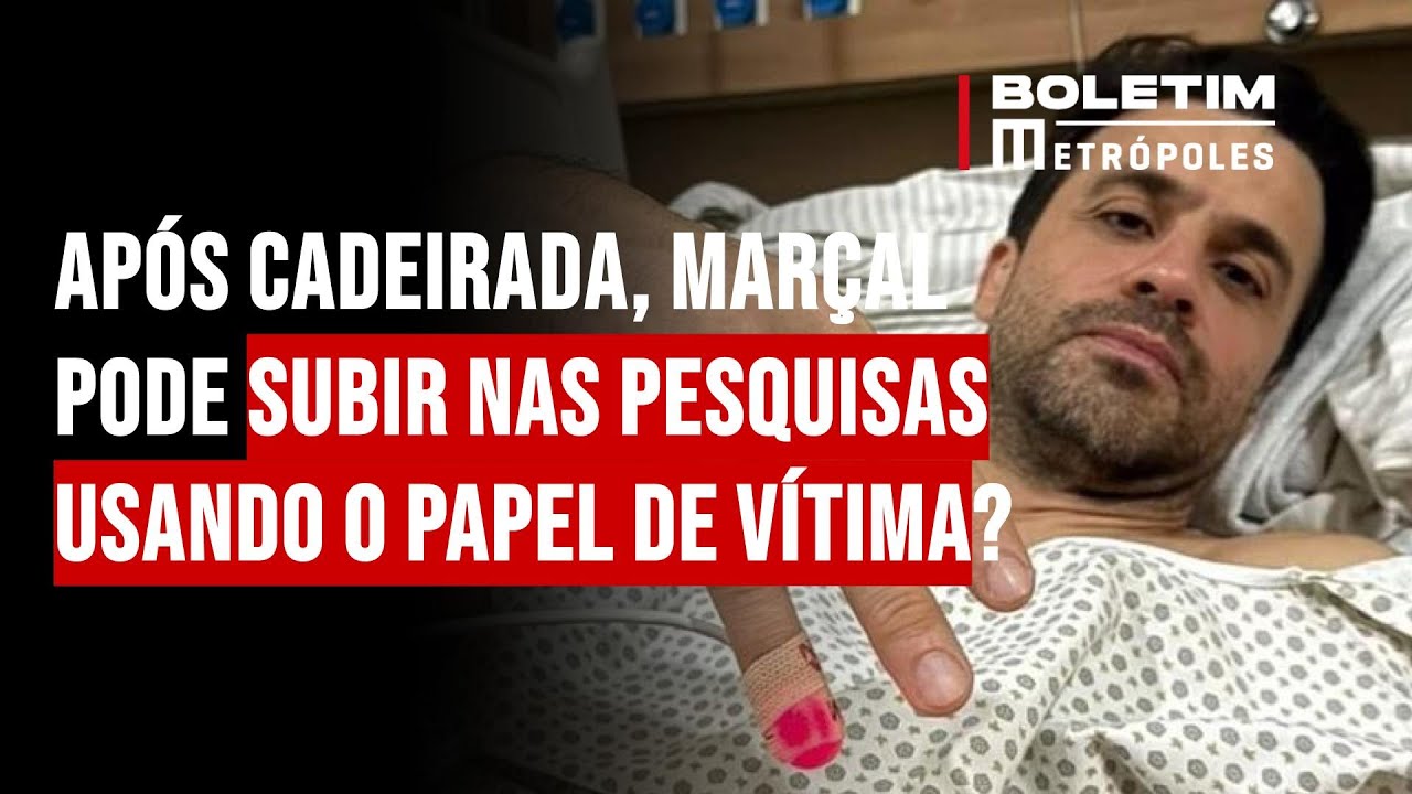 Após cadeirada, Marçal pode subir nas pesquisas usando o papel de vítima?