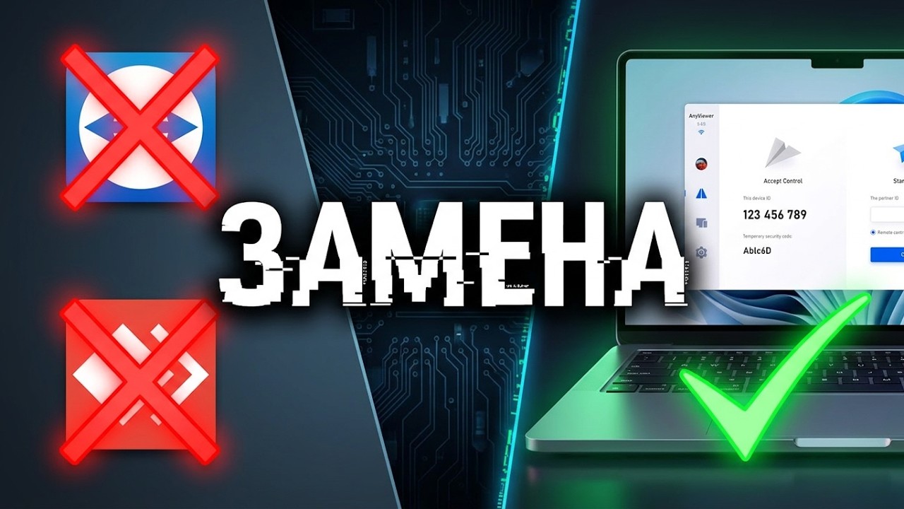 AnyViewer - сравнение с ТОПАМИ. Удаленная помощь бабушке на ПК и смарте!