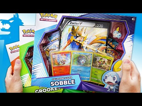 APRO LE 3 NUOVE COLLEZIONI DI ZACIAN! - Pokemon TCG Collezione Galar Grookey, Scorbunny e Sobble