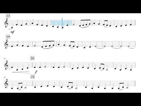 Sakura (Michael Story) Clarinet Play Along