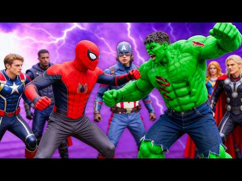 Spider-Man VS Hulk VS Avengers!