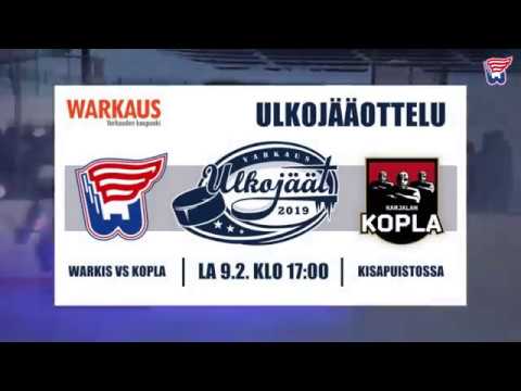 Warkis vs Karjalan Kopla -Winter Classic ulkojääottelu -Varkaus (09.02.2019)