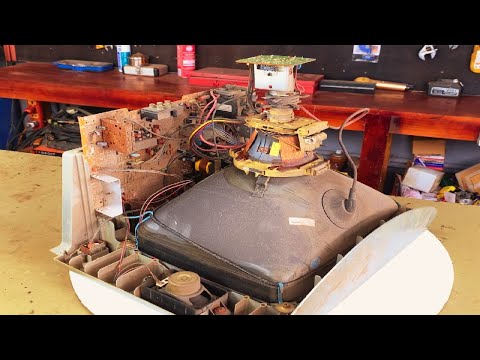 Restoration Antique TV LG 14 inch // Restore Old Mini LG Color Television