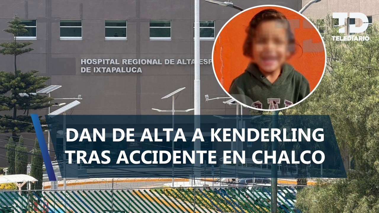Kenderling, la pequeña que quedó huérfana tras accidente en Chalco es dada de alta