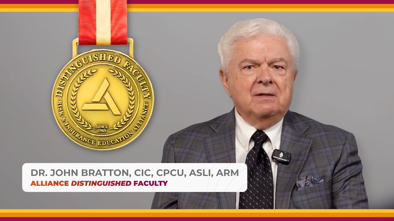 Alliance Distinguished Faculty – Dr. John Bratton