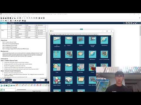 [NWC303] LAB 11.6.1 | Packet Tracer - Switch Security Configuration