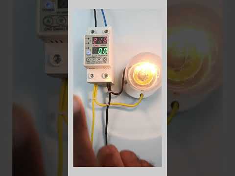 Under/Over voltage protector with current control function protect equipment from voltage drops