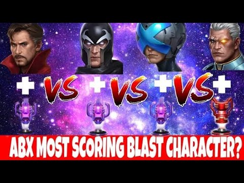 ABX Blast Male| Cable vs Professor x, Magneto, Dr. strange - marvel future fight