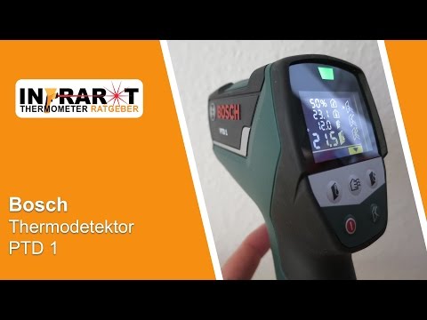 Bosch Thermodetektor PTD 1 | Infrarot Thermometer Test