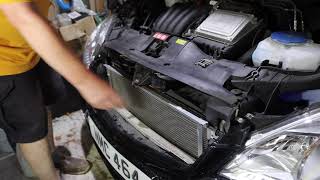 DIY Stone Guard to Protect Car Air Conditioning Condenser from Stone damage.