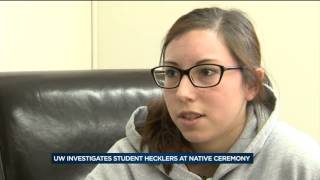 Another act of intolerance on campus, UW investigates heckling of Native Americans