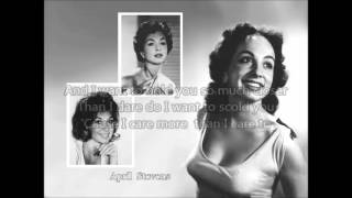 APRIL STEVENS - I Get Ideas (1961) with lyrics