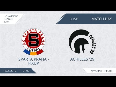 AFL19. Champions League. Day 3. Sparta Praha-FIXUP - Achiles `29