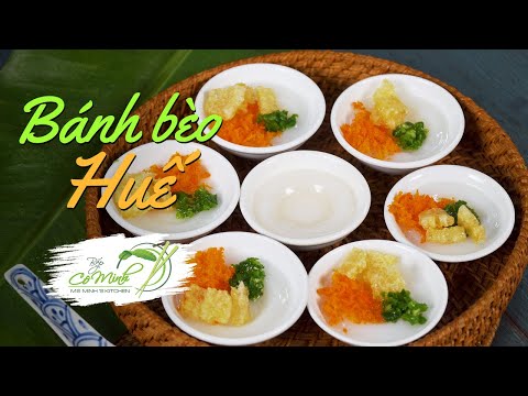 Cách làm Bánh Bèo Huế (Bloating fern – shaped cake) cực dễ, chuẩn vị Huế | Bếp Cô Minh Tập 139