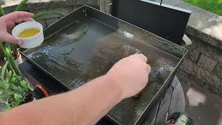 Seasoning the Blackstone Griddle (How to)