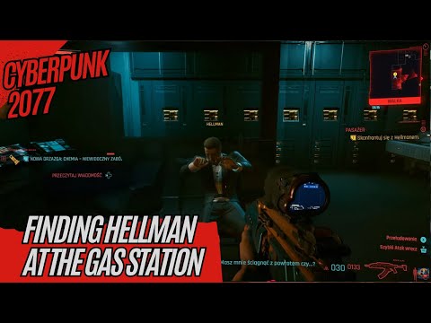 [Tutorial] Cyberpunk 2077 - Finding Hellman at the gas station - easy way / hard diff  - Series S