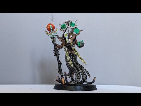 Warhammer 40k - Necrons Chronomancer - Howto Paint for Beginners