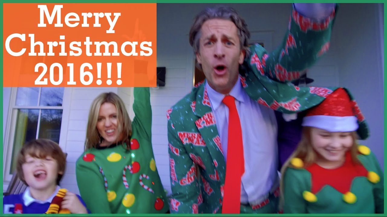 Merry Christmas 2016!! | Music Video in One Take! | The Holderness Family thumnail