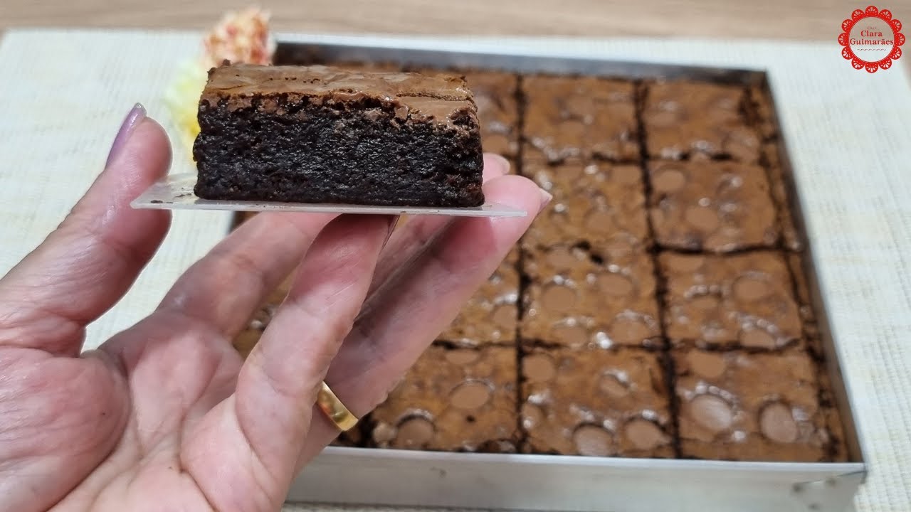BROWNIE ORIGINAL COM A CASQUINHA PERFEITA! Segredos e dicas para não errar mais!
