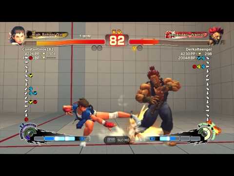FT5 Part II - Derkalteengel (Akuma) vs Constantinos182 (Sakura) SSF4 AE