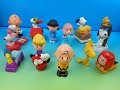 2015 THE PEANUTS MOVIE SET OF 12 McDONALD S HAPPY MEAL COLLECTION VIDEO REVIEW
