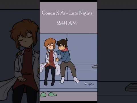 Good Night~ ❤️‍🩹💗 #coai #ai #haibara #conan #edit #animation #creditgoestoowner #animeplanet4869