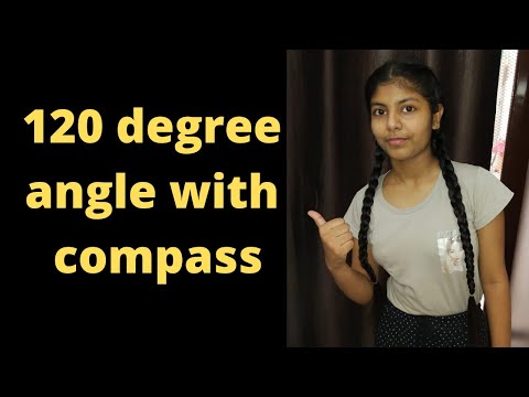 How to construct 120 degree angle with compass