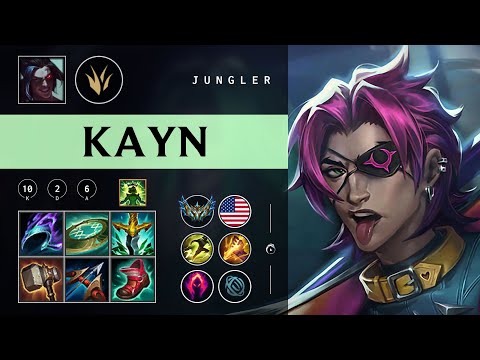 Kayn Jungle vs Talon - NA Challenger Patch 26.01