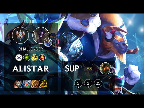 Alistar Support vs Nautilus - KR Challenger Patch 10.20