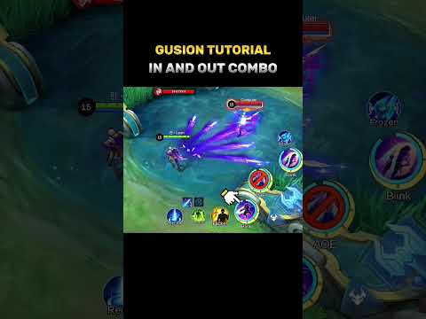 Gusion Tutorial Combo 😱 - Mobile Legends