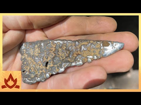 Primitive Technology: Iron knife made from bacteria