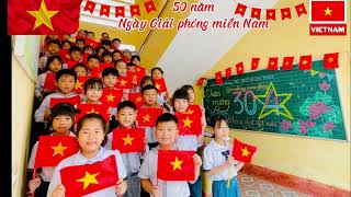 Lớp 2B   Trường Tiểu học Hải Hưng   Mừng đất nước thống nhất