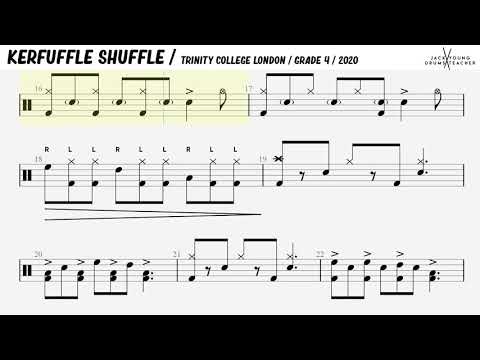 Kerfuffle Shuffle - Trinity Drums 2020 Grade 4