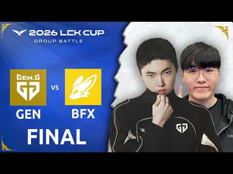 DAS LCK GRAND FINAL! | BO5 GAME 1 - GEN vs BFX | LCK 2026 Split 1 FINALE
