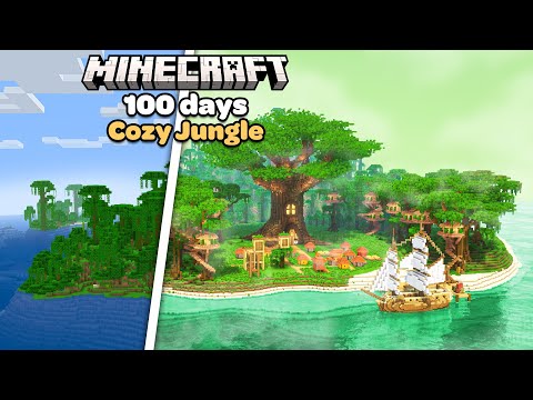 I Transformed a Cozy Jungle Island in Minecraft Makeover
